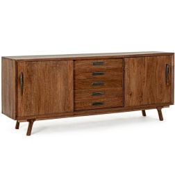 Credenza 2 ante 5 cassetti Sherman Bizzotto